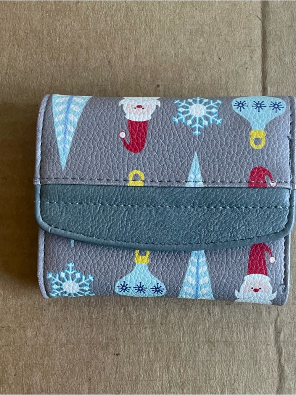 Holiday Gray Bifold Wallet